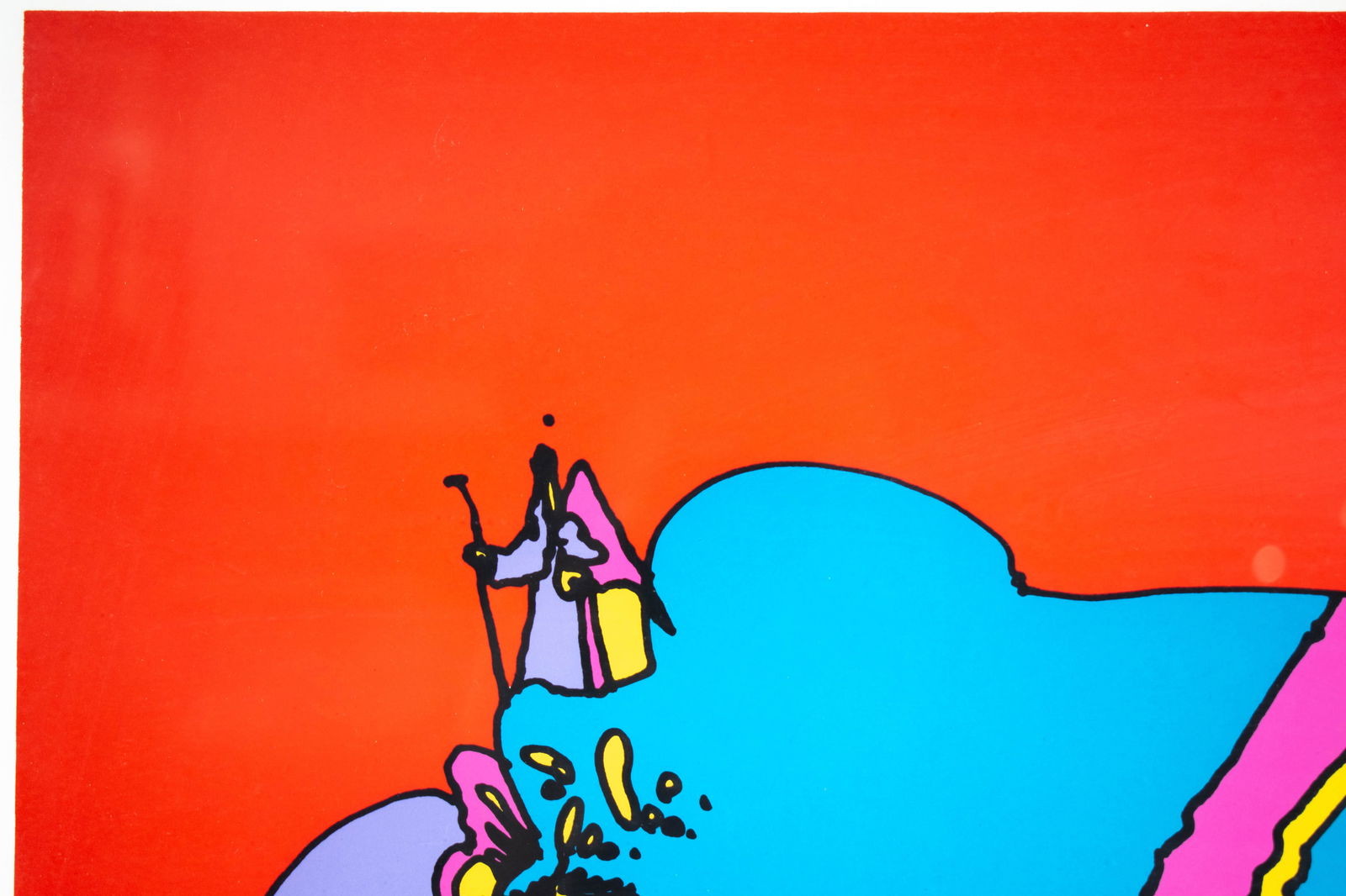 Peter Max Etching 'Remembering The Flight' 1972 - 5