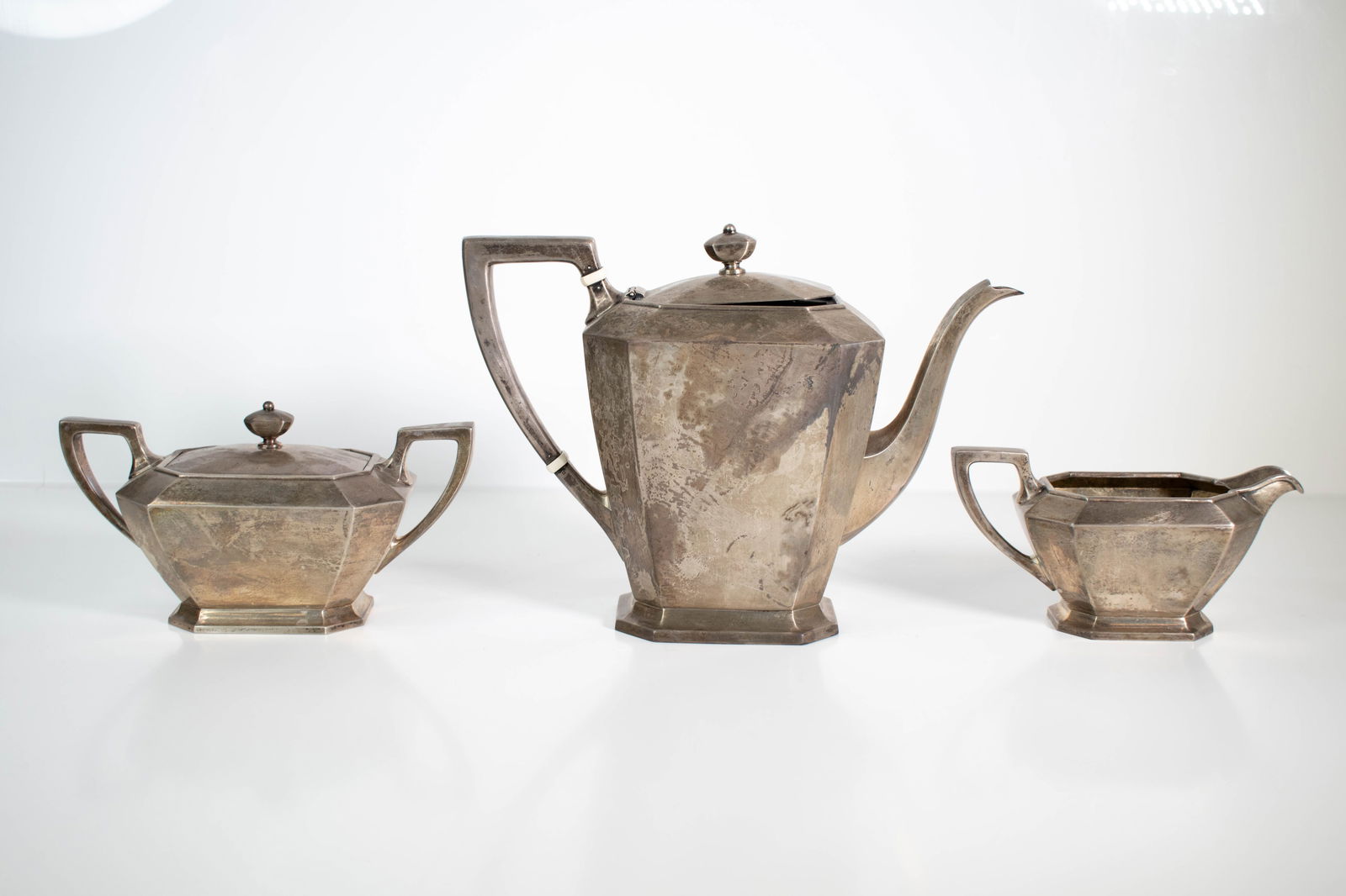 Gorham Sterling Tea Service (1 of 5)