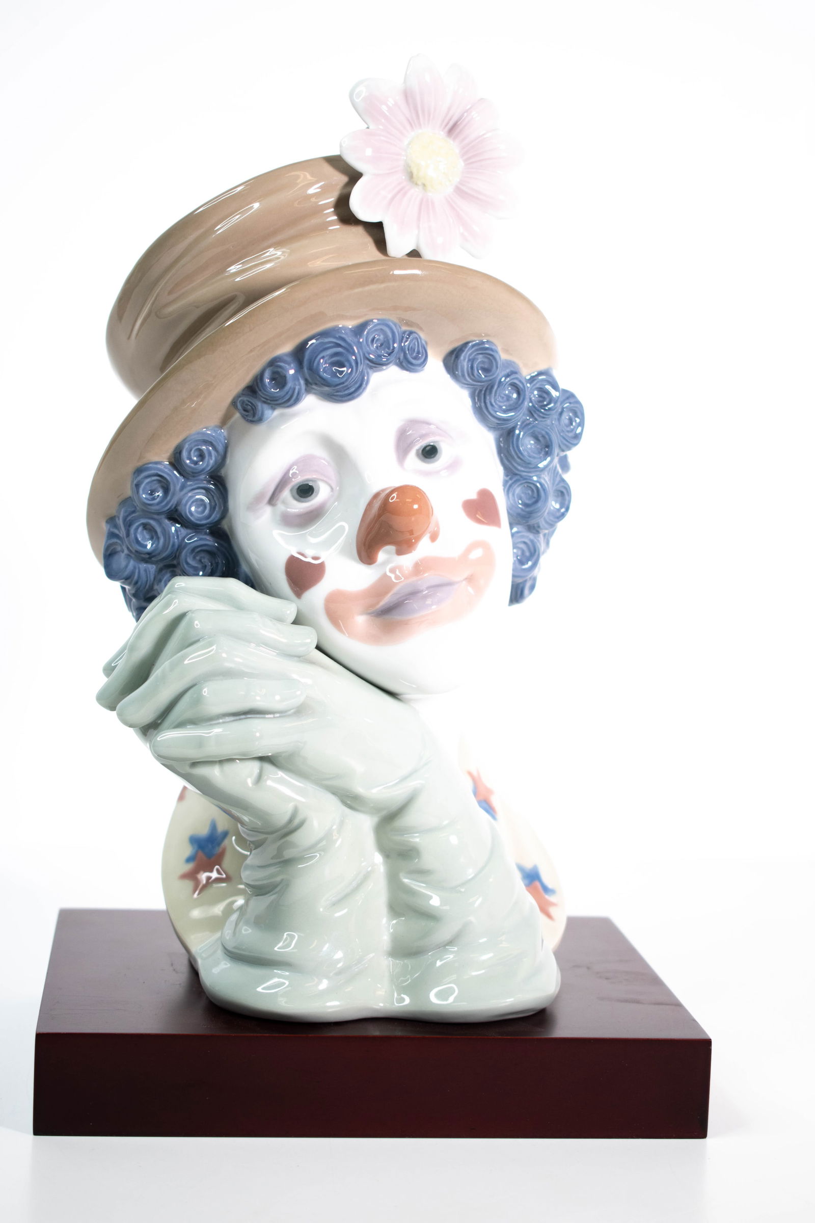 Lladro Porcelain Melancholy Clown: Number 5542 Height 13" ****We Offer In-House Shipping***