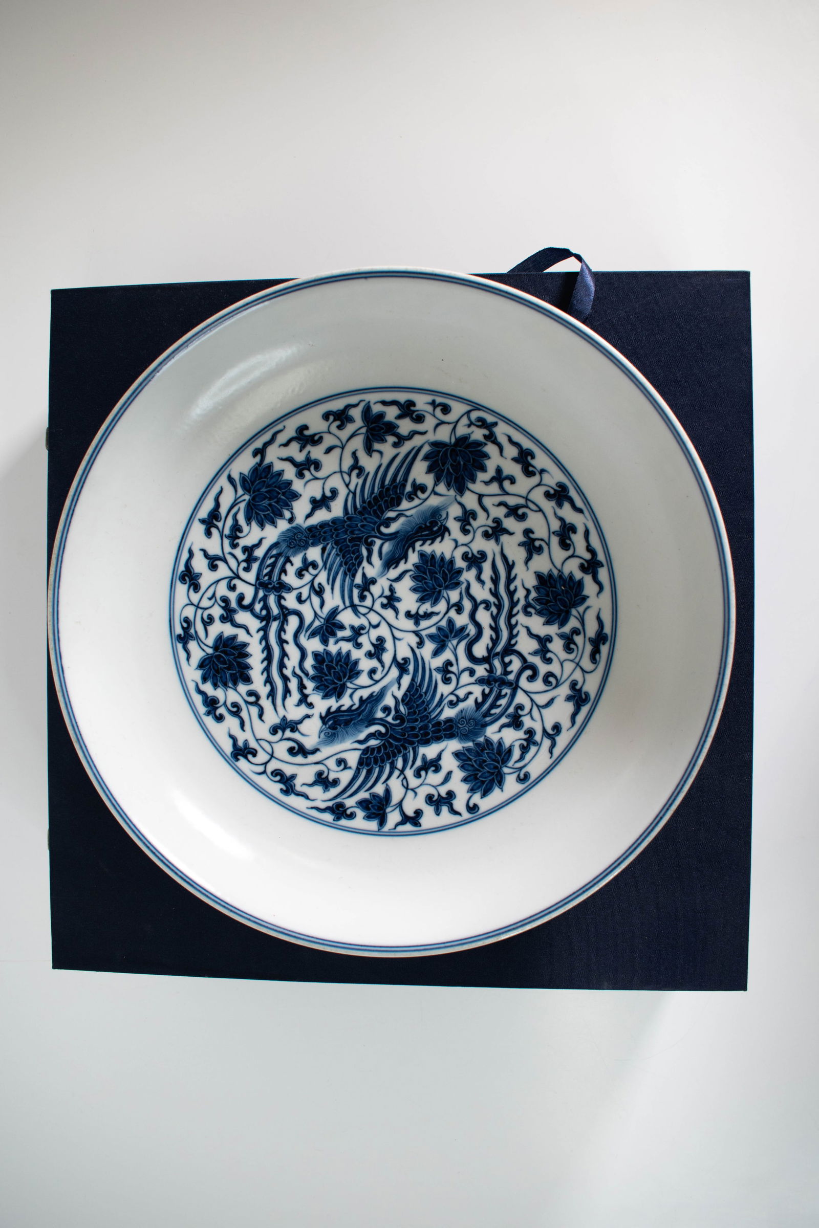 Chinese Blue and White Phoenix Bowl (1 of 6)