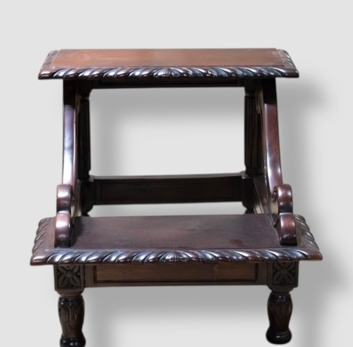 Mahogany Library or Bed Steps (1 of 3)