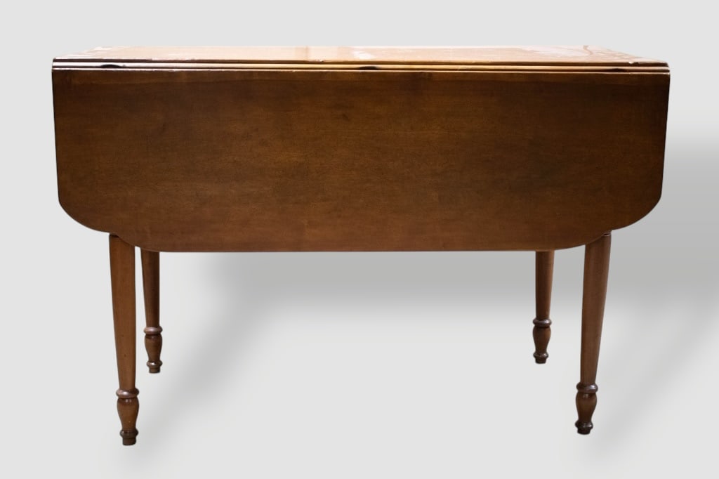 Antique Sheraton Drop Leaf Table Circa 1840-1860 (1 of 3)
