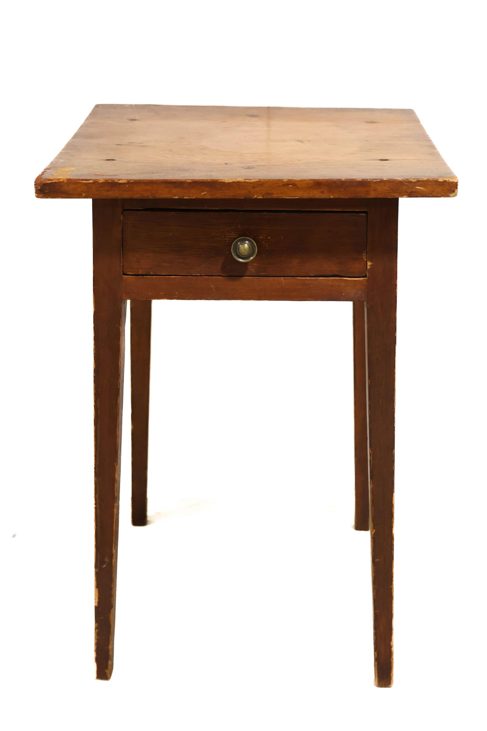 Antique Splay Leg One Drawer Stand 1840 (1 of 7)