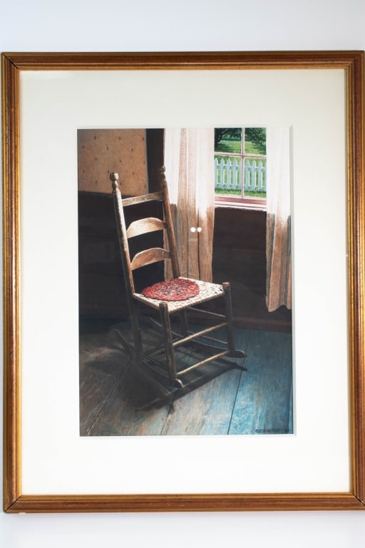 Ed Rafferty Watercolor (20th Century, American): Well listed American artist. Height approximately 27" Length 21" ****We Offer In-House Shipping***