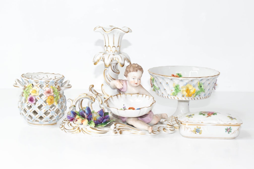 Antique Dresden German Porcelain (1 of 10)