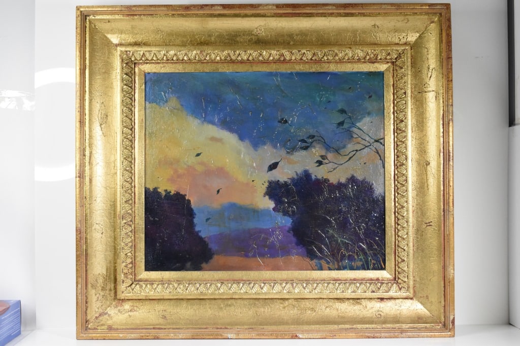 Jane Gilday Night Wind (American Born 1951): A nicely executed acrylic painting by Jane Gilday Approximately 32"H 36”W