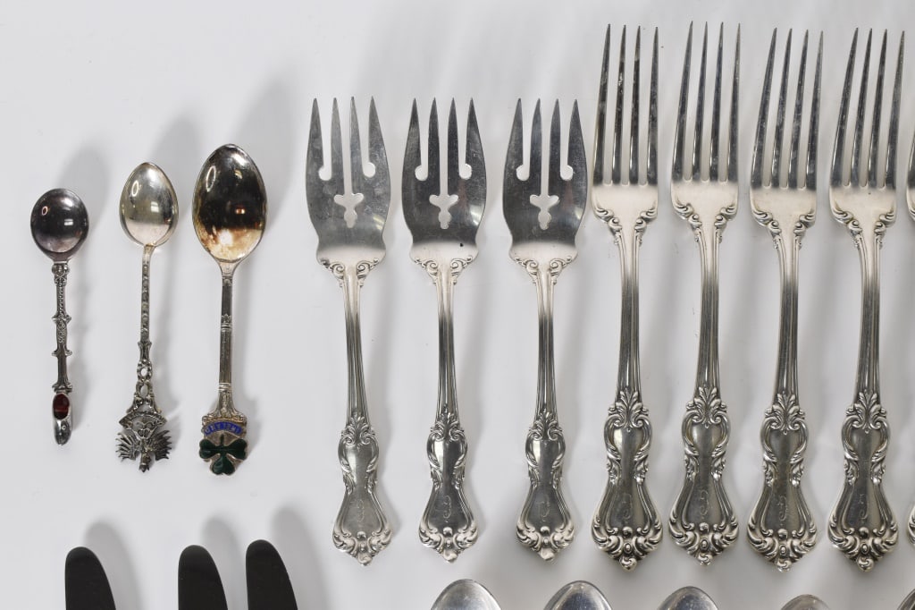 Sterling Silver Flatware Service - 6