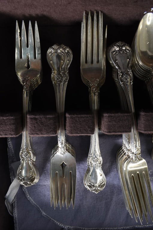 Sterling Silver Flatware Service - 4