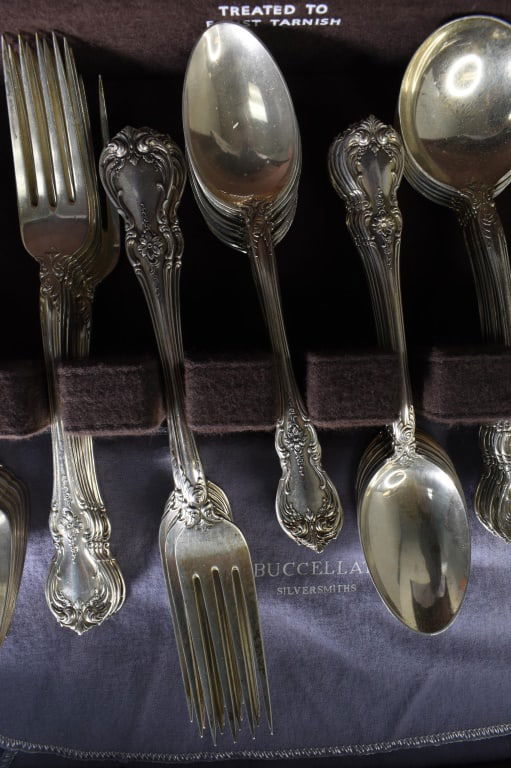 Sterling Silver Flatware Service - 5