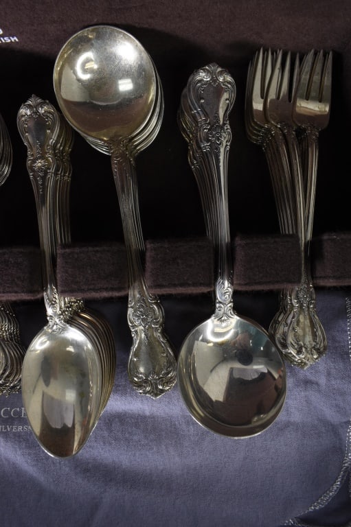Sterling Silver Flatware Service - 6