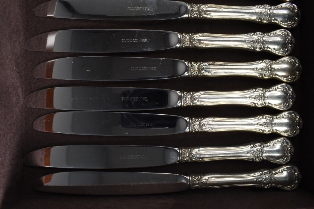 Sterling Silver Flatware Service - 7