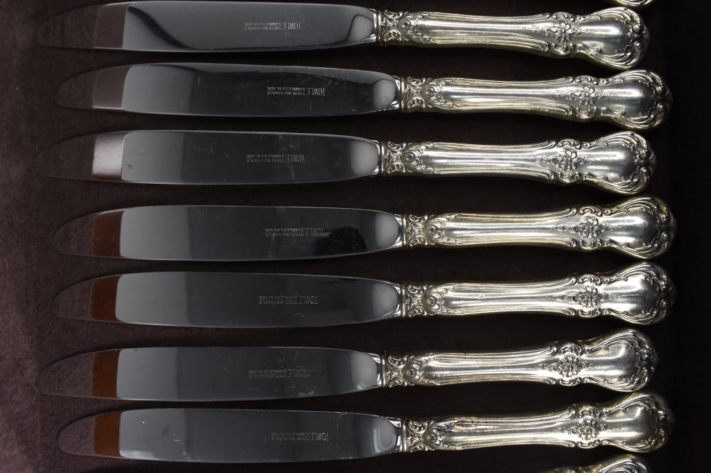 Sterling Silver Flatware Service - 8