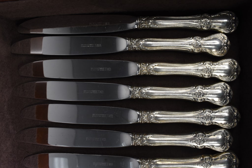 Sterling Silver Flatware Service - 9