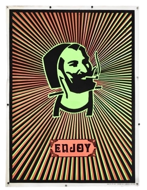 Enjoy: The Zig Zag Man XXL Blacklight Poster (1 of 3)
