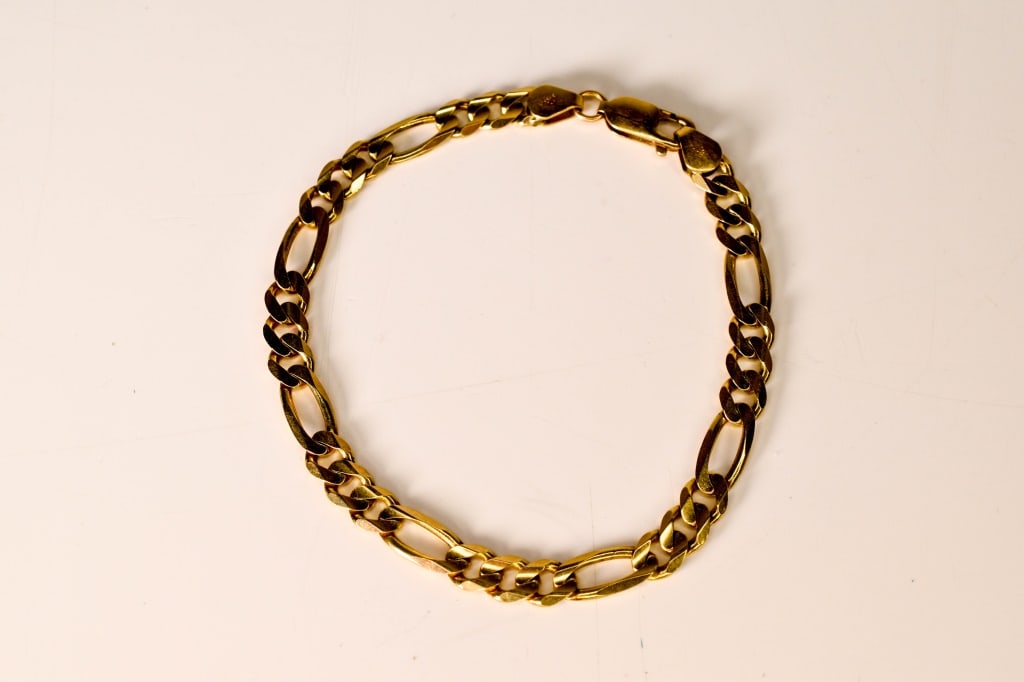 14K Gold Bracelet 8.0" 10.6 Grams (1 of 3)