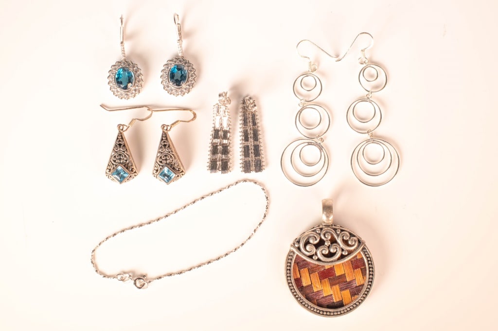 Sterling Silver Jewelry Grouping (1 of 20)