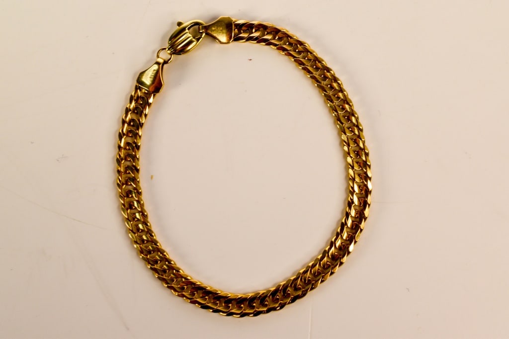 14K Gold Bracelet 7.5" 10.7 Grams (1 of 3)