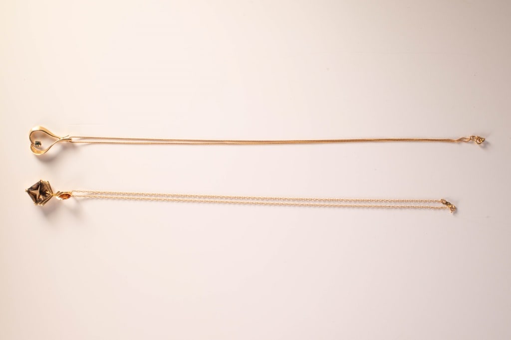 14K Gold Necklaces & Pendants 6.8g 18" (1 of 4)