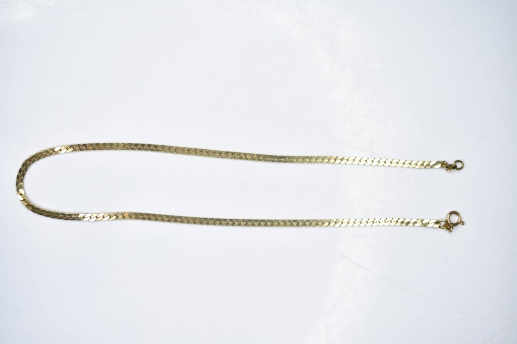 14K Gold 16" Necklace 13.9 Grams (1 of 3)