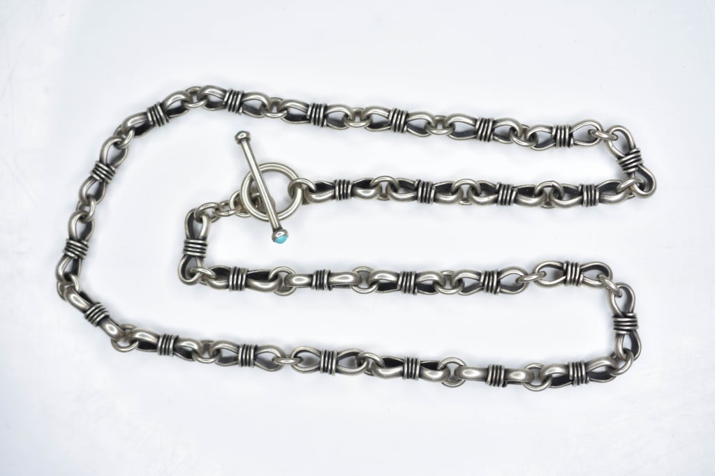 Sterling Silver Necklace 87.6 Grams (1 of 3)