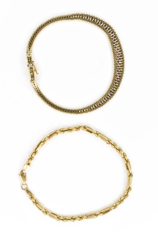 14K Gold Bracelets (1 of 6)