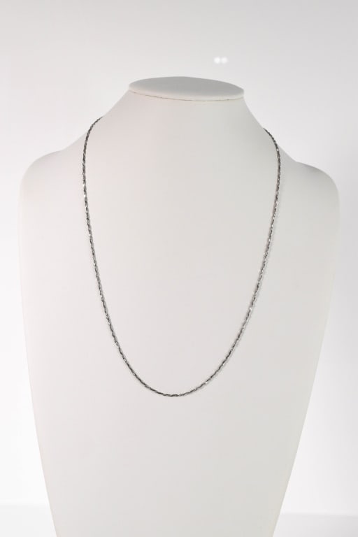 14K White Gold Necklace 25" 4.5 Grams (1 of 3)