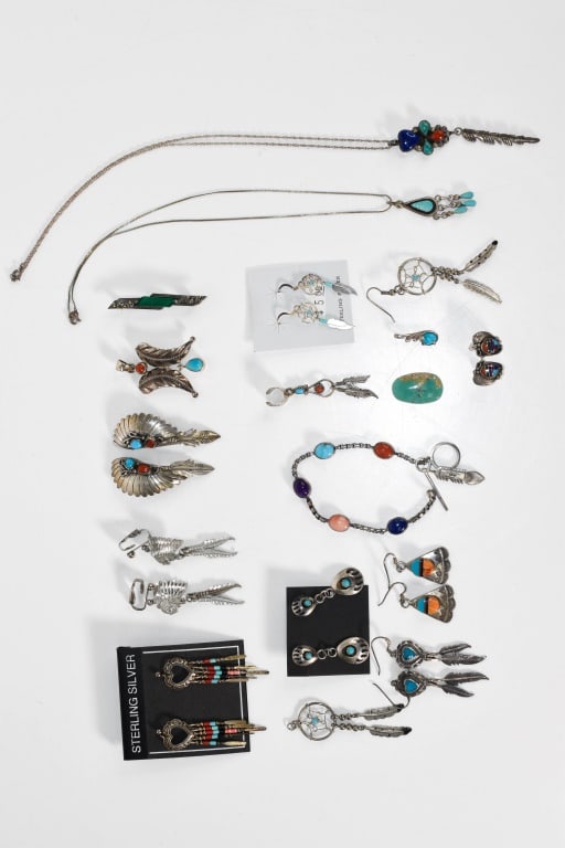 Sterling Native American Style Jewelry (1 of 14)