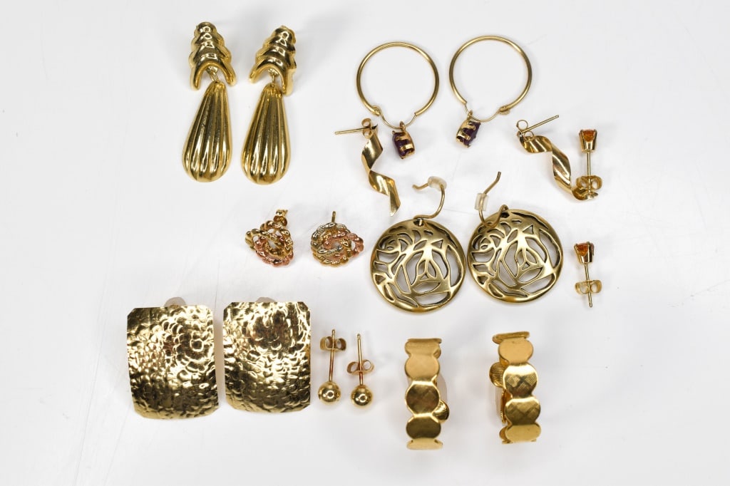 14K & 10K Gold Earrings (1 of 4)