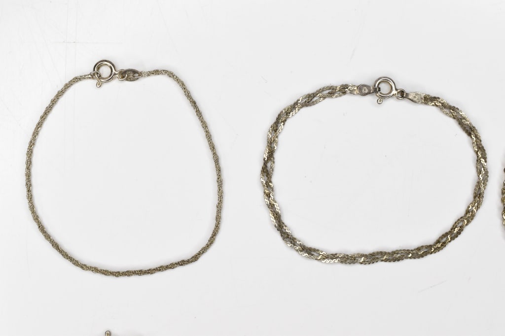 Sterling Silver Bracelets - 3