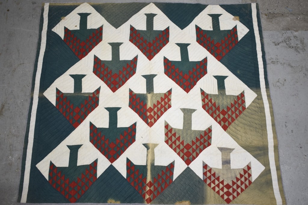 Hand Stitched Tree Quilt (1 of 7)