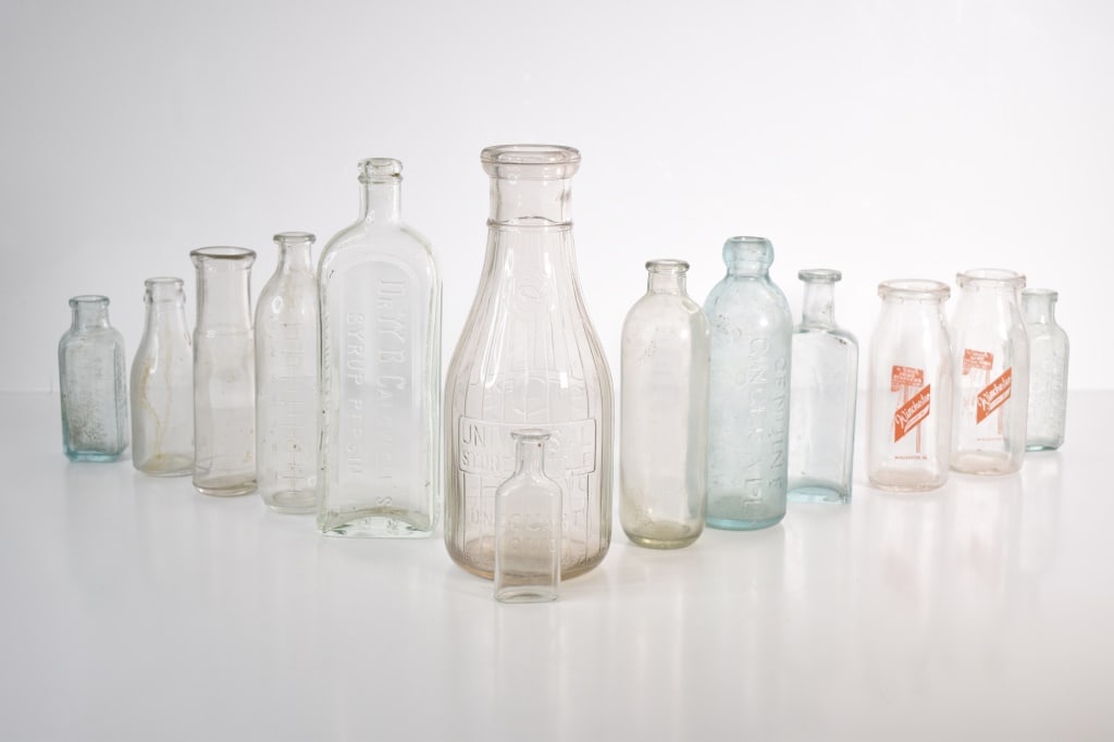 Antique Glass Milk Bottles & More (1 of 9)