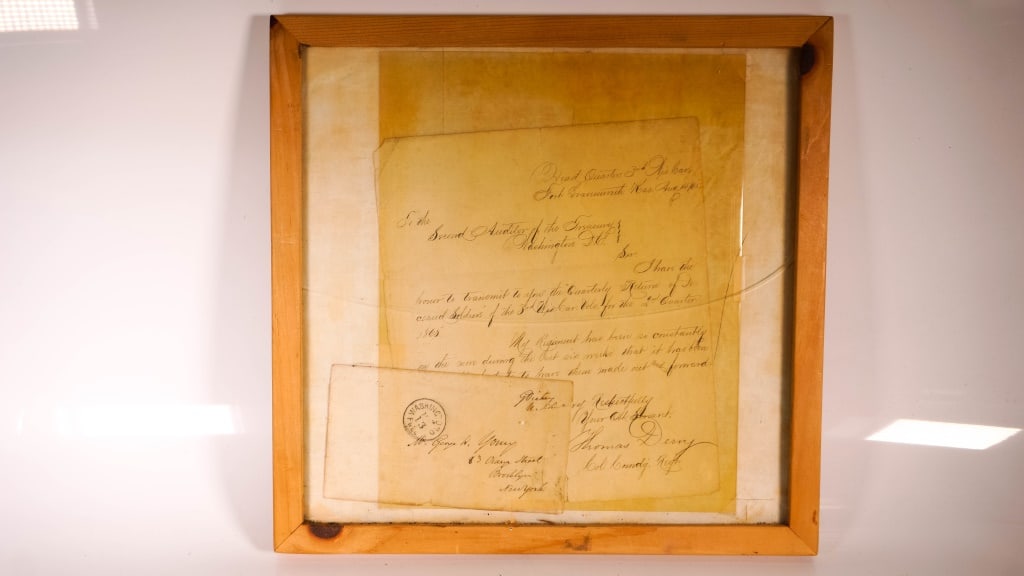 1865 QM of Wisconsin 3rd Cavalry Letter (1 of 4)