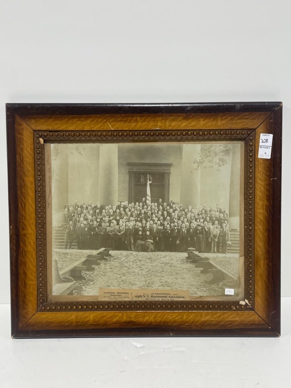 Framed 114th N.Y. Regimental Reunion Photograph (1 of 2)