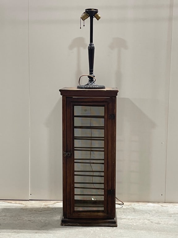 Antique Pie Display Case with Metal Tag (1 of 4)