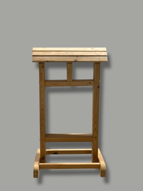 Lectern With Slanted Top - 2