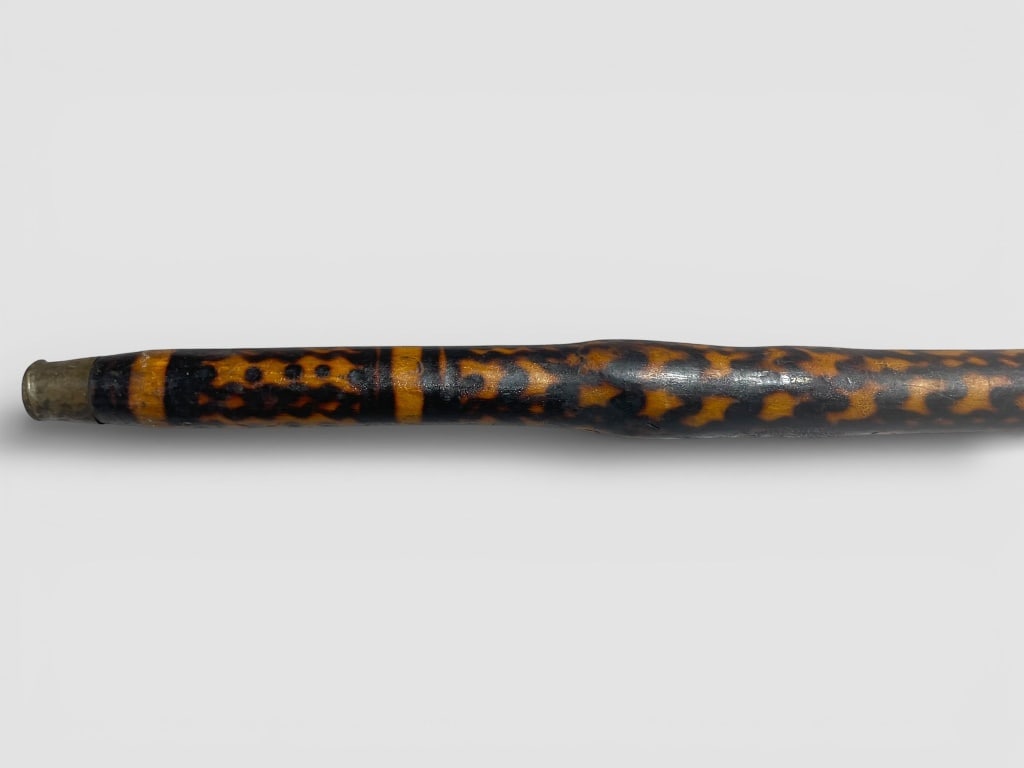 Decorated Walking Stick with Unique Pattern - 6