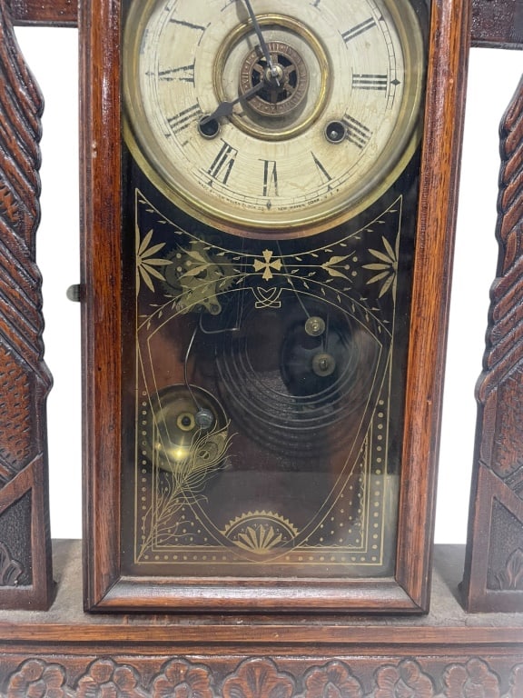Antique Gingerbread Clock - 4