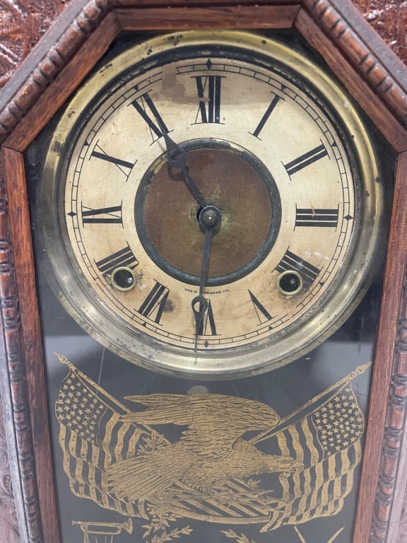 Antique Gingerbread Clock - 4