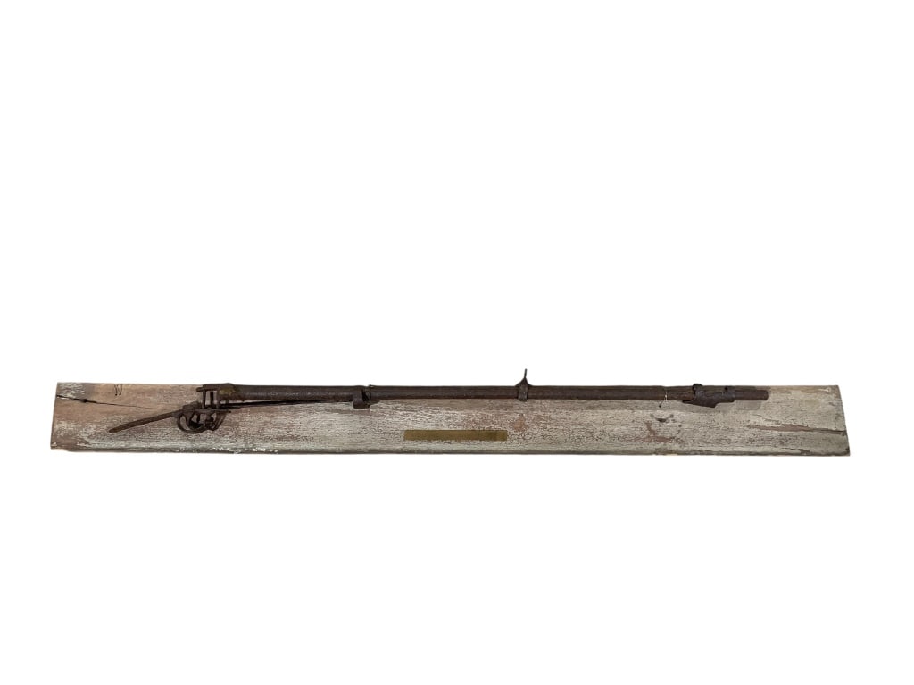 1842 Musket Mounted on Wood Board (Relic) (1 of 6)