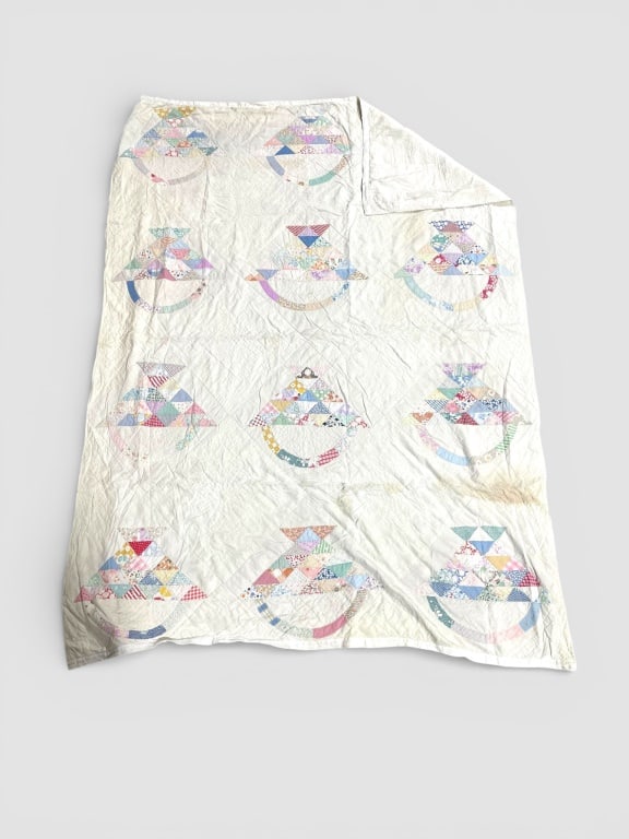 Three Patchwork Quilts with Patterns - 2
