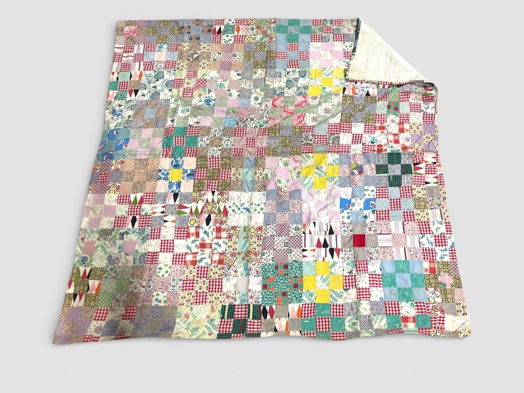 Three Patchwork Quilts with Patterns - 3