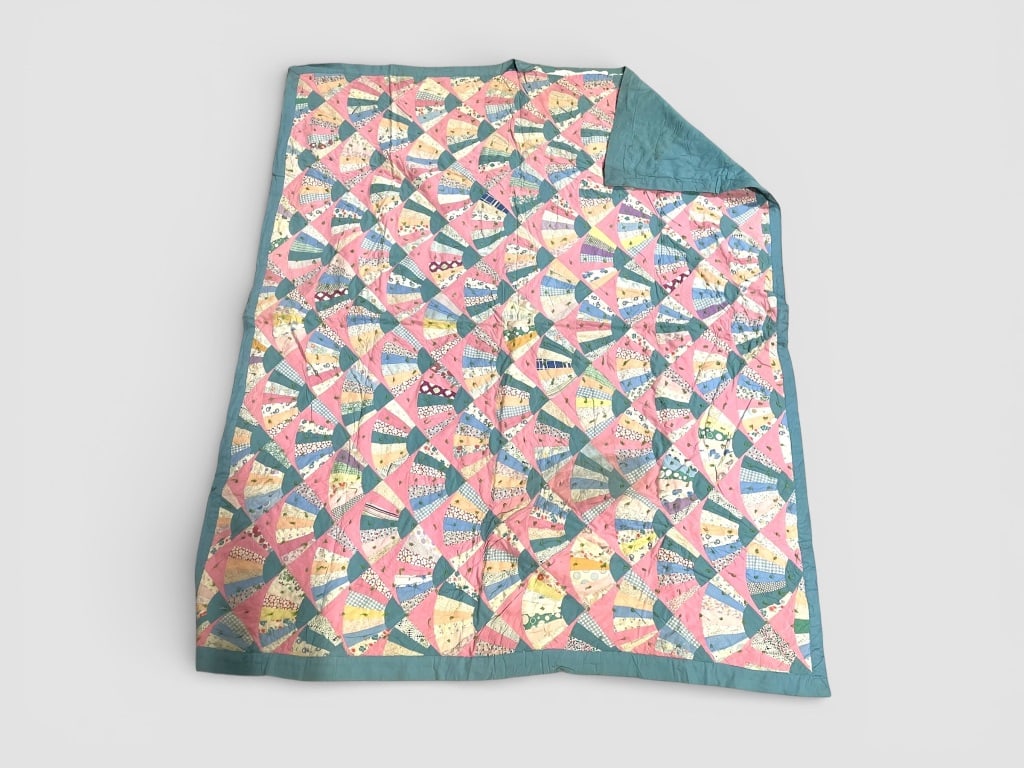 Three Patchwork Quilts with Patterns - 4