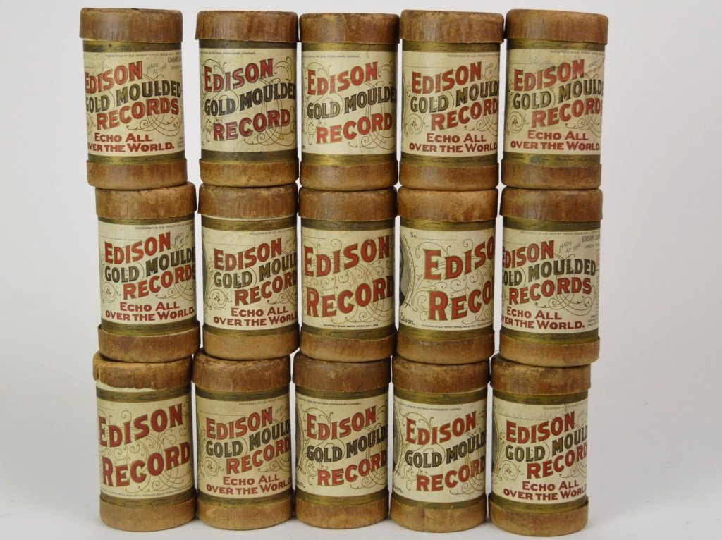 (15) Edison Cylinder Roll Lot: Lot includes 15 Edison Home phonograph Cylinder Rolls