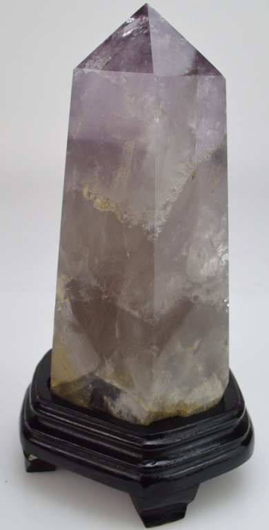 Amethyst Obelisk: 7 high x 3 1/4 wide. 8605 carats"