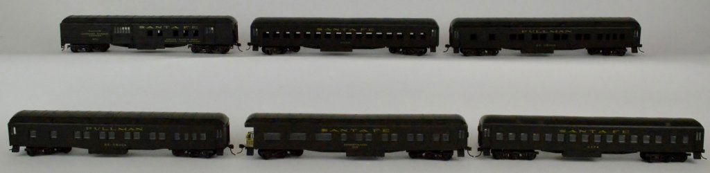 HO Pullman Passenger Car Grouping: Includes (6) HO Passenger cars.