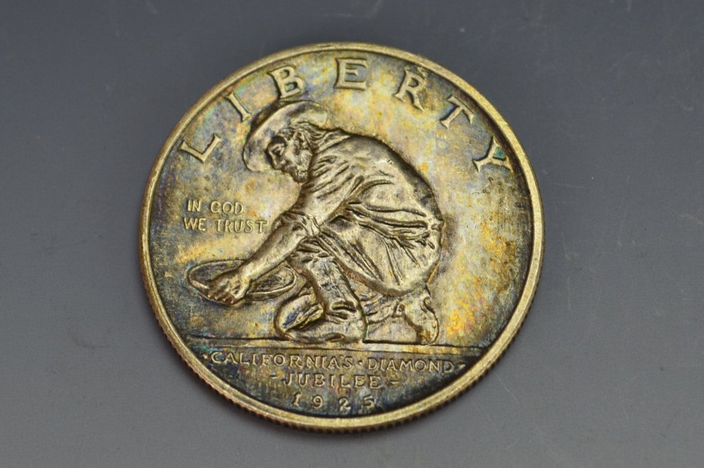 Commemorative Half Dollar California Diamond 1925: 1925 California Diamond Jubilee Commemorative Half Dollar