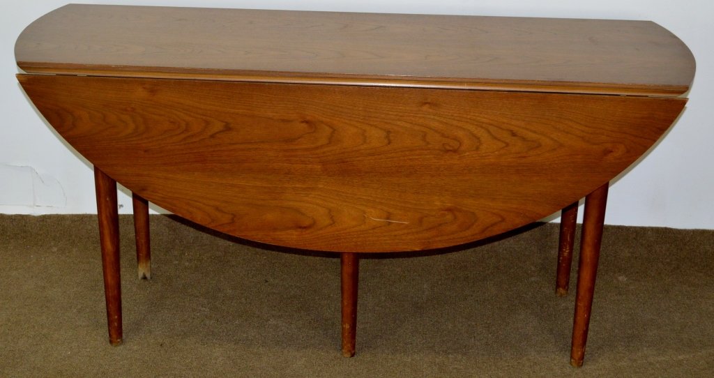Danish Modern Drop Leaf Dining Table (1 of 2)