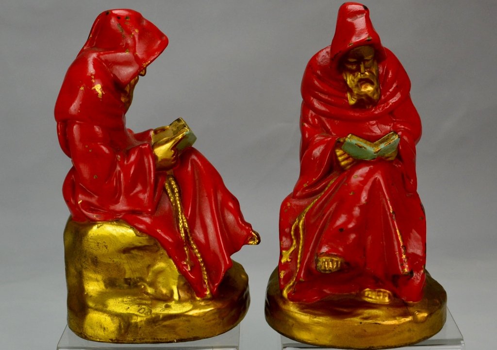 Armor Bronze Monk Bookends (1 of 4)