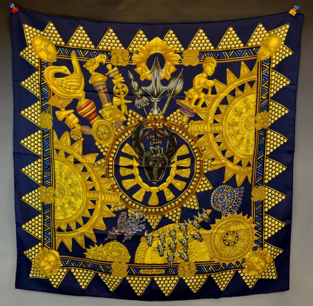 Hermes L'Or Des Chefs Scarf (1 of 9)