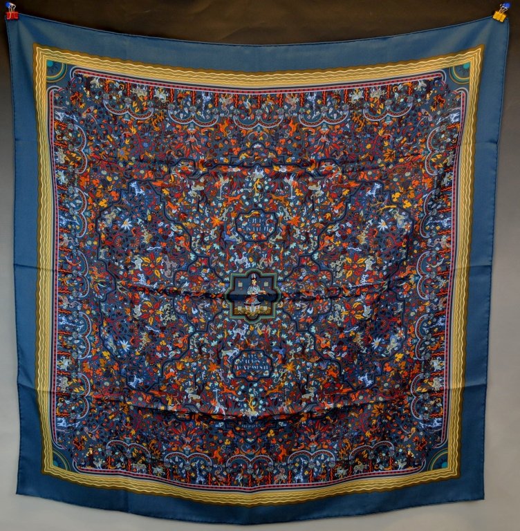 Hermes Vent Les Jardins D'Armenie Scarf (1 of 10)